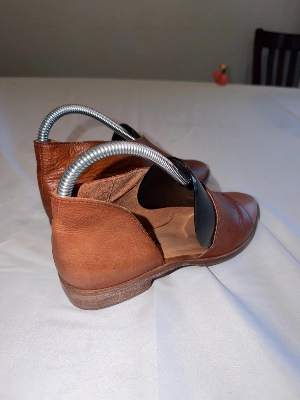 New Free People Women's Royale Flat Pointed Toe Shoes Whiskey Size 35 US 4-4.5